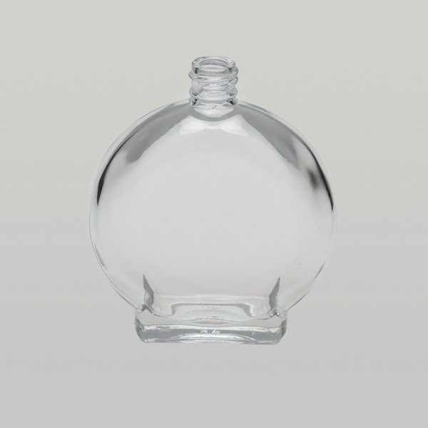 3.4 oz (100ml) Deluxe Watch-Style Clear Glass Bottle