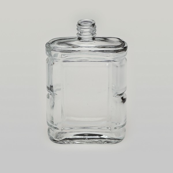 3.4 oz (100ml) Door-Shaped Square Glass Bottle with Fine Mist Spray Pumps