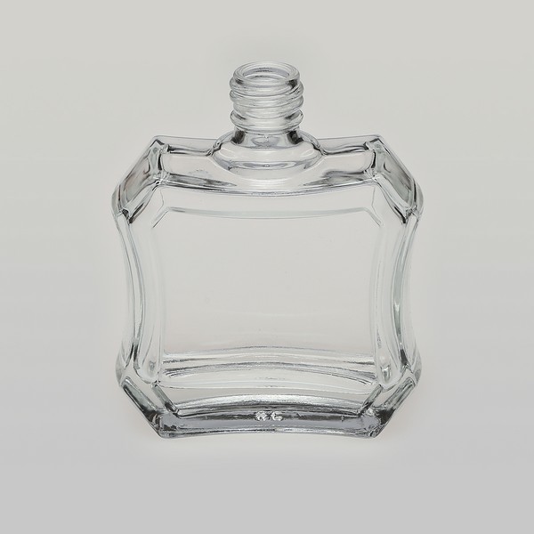 3.4 oz (100ml) Deluxe Watch-Style Clear Glass Bottle