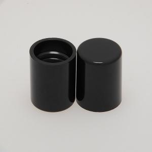 18/415 Deluxe Tall Black Screw-on Cap