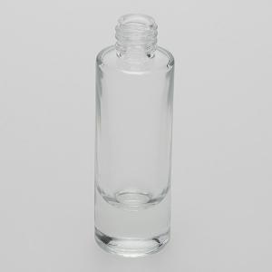1 oz (30ml) Slim Clear Glass Cylinder Bottle with Heavy Base Bottom