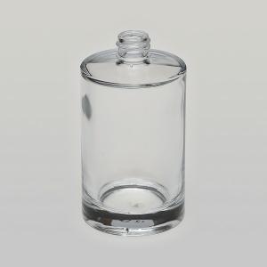 3.4 oz (100ml) Super Deluxe Round Clear Glass Bottle (Heavy Base Bottom)