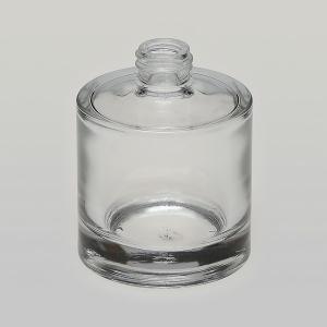 1.7 oz (50ml) Super Deluxe Round Clear Glass Bottle (Heavy Base Bottom)