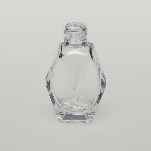 1 oz (30ml) Clear Diamond-Shaped Clear Glass Bottle