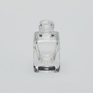 1/6 oz (5ml) Square Clear Glass Bottle (Heavy Base Bottom)