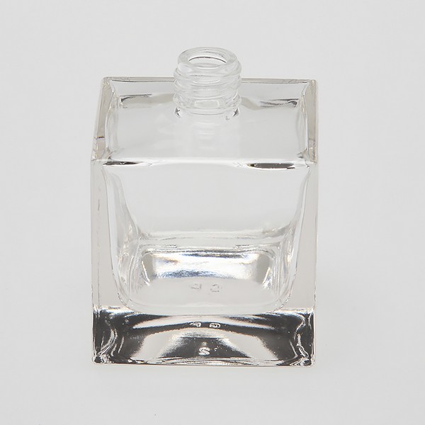 2 oz (60ml) Square Clear Glass Bottle with Serum Droppers