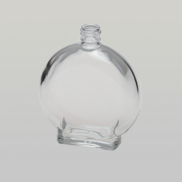 3.4 oz (100ml) Deluxe Watch-Style Clear Glass Bottle