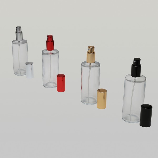 4 oz Frosted Glass Spray Bottles, Wholesale Packaging