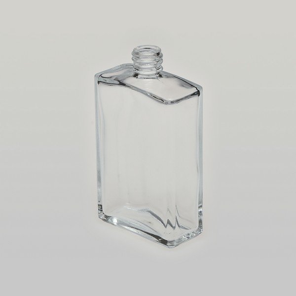 3.4 oz (100ml) Door-Shaped Square Glass Bottle with Fine Mist Spray Pumps