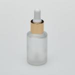 1 oz (30ml) Frosted Cylinder Glass Bottle with Serum Droppers