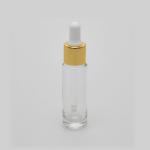 1/2 oz (15ml) Cylinder Bottle Clear Glass with Serum Droppers