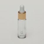 1/6 oz (5ml) Tall Cylinder Clear Glass Bottle with Serum Droppers