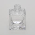 1 oz (30ml) Cube-Shaped Clear Glass Bottle (Heavy Base Bottom)