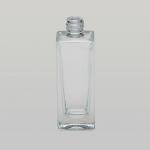 1.7 oz (50ml) Deluxe Tall Slim Square Clear Glass Bottle