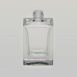 1.7 oz (50ml) Super Deluxe Square Clear Glass Bottle (Heavy Base Bottom)