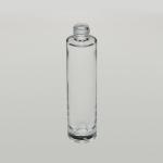 1.7 oz (50ml) Slim Clear Glass Cylinder Bottle with Heavy Base Bottom