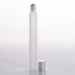 15ml (1/2 oz) Slim Roll-On Frosted Glass with Stainless Steel Roller and Color Cap