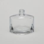 1/2 oz (15ml) Elegant Eye-Shaped Clear Glass Bottle (Heavy Base Bottom)