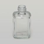 1 oz (30ml) Short Square Clear Glass Bottle