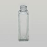 1 oz (30ml)  Tall Square Clear Glass Bottles