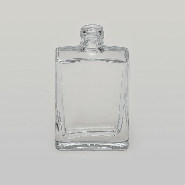 1 oz (30ml) Flat Square Clear Glass Bottles (180  pieces in a case)